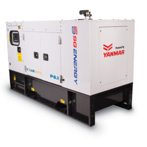 SG Energy solar diesel backup generator right side view