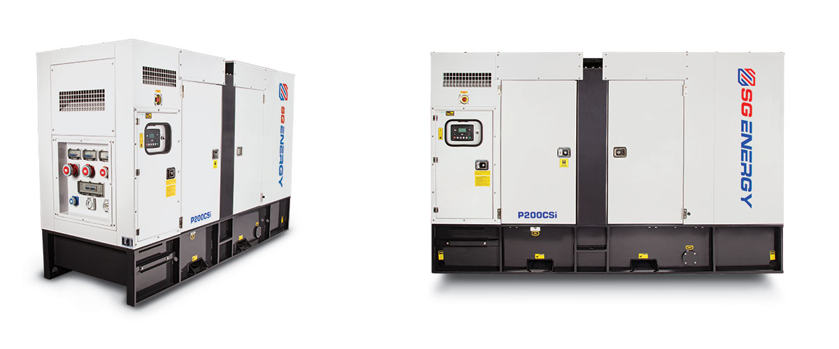 P200CSi industrial diesel generators from SG Energy