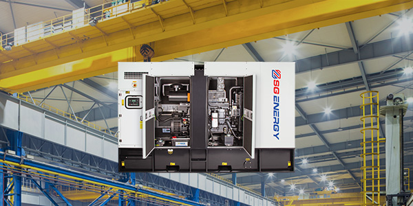 Industrial diesel generators from SG Energy powered by OEM engines from leading brands