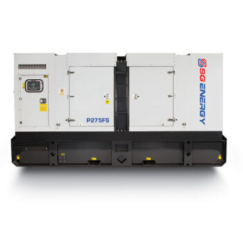 SG Energy P275FS three phase diesel generator in rental spec